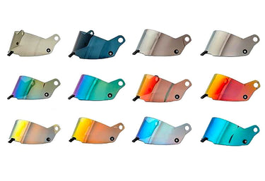 Stilo Helmets colored tinted smoke and clear visors for ST5 and ST5.1 auto racing helmets.